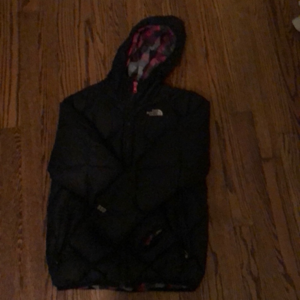 North face coat reversible.